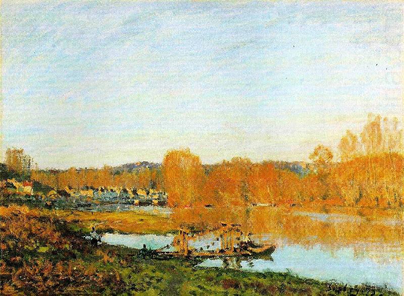 Alfred Sisley Banks of the Seine near Bougival china oil painting image